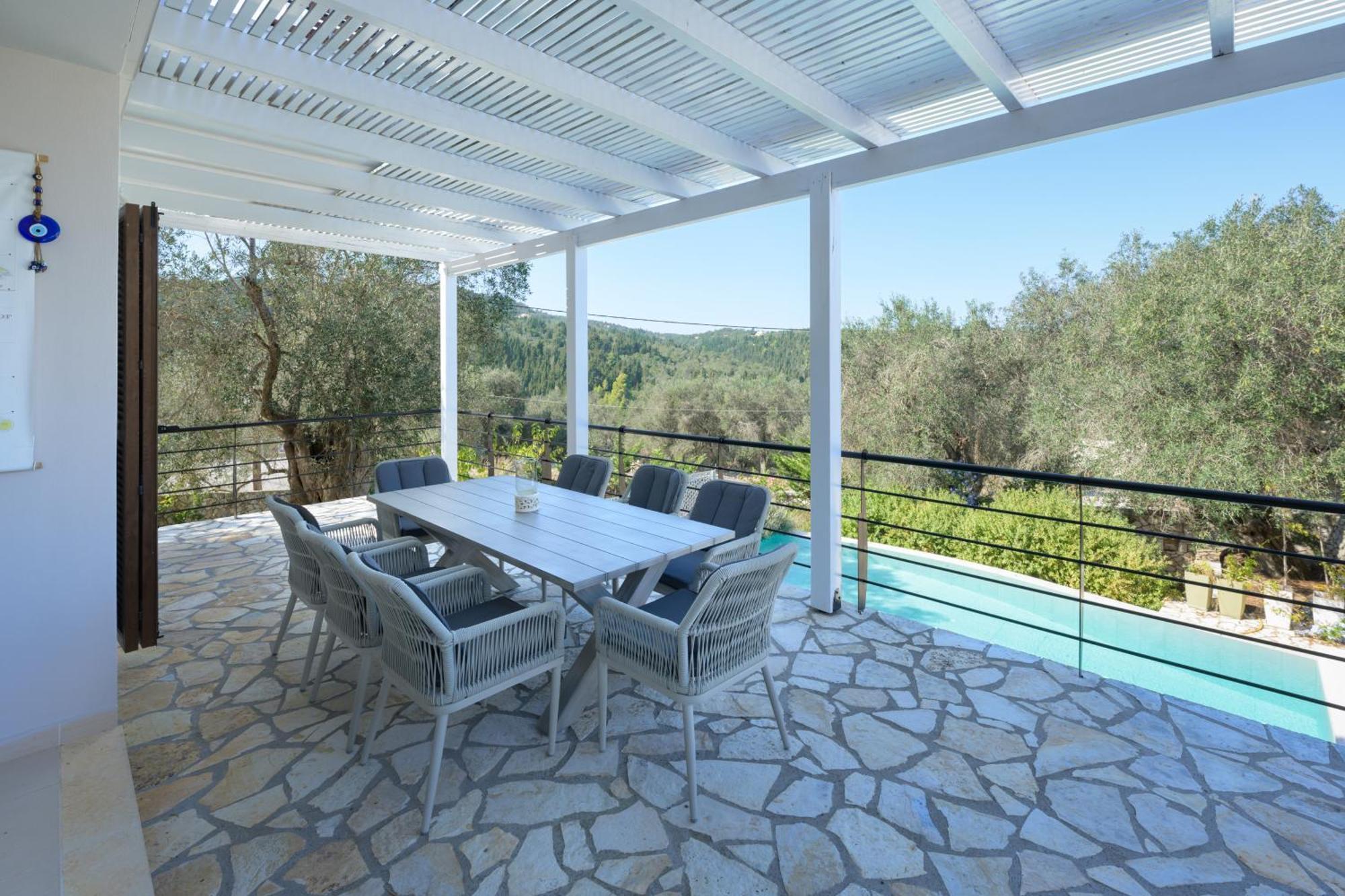 Villa Bougarini Haven Family Villa Rock Pool Oasis Ieromonachos ภายนอก รูปภาพ